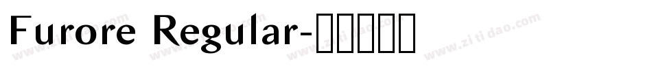 Furore Regular字体转换